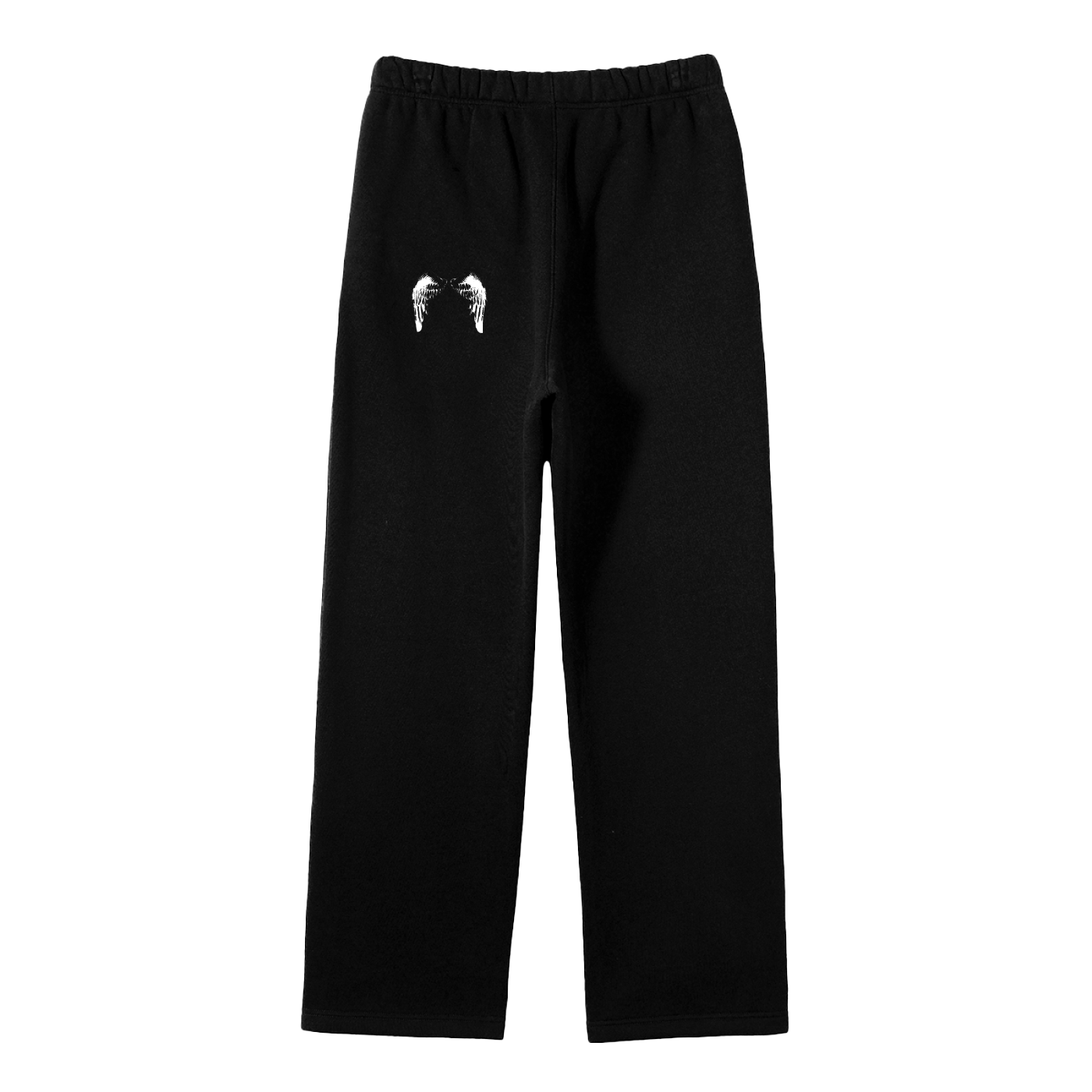 Streetwear Unisex Solid Color Fleece Straight Leg Pants